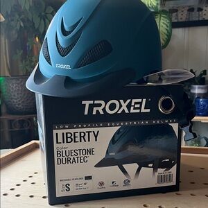 Troxel Liberty Equestrian Helmet - Bluestone